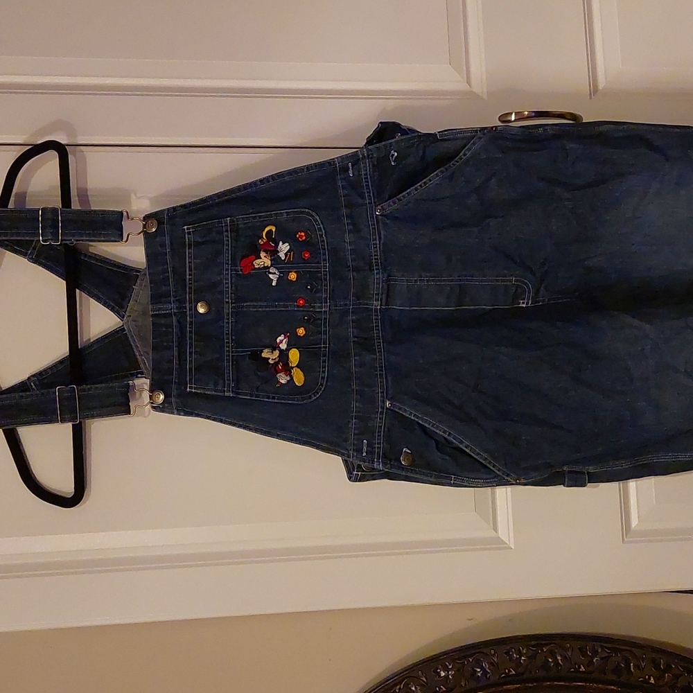 Vintage Disney Blue Jean Overalls